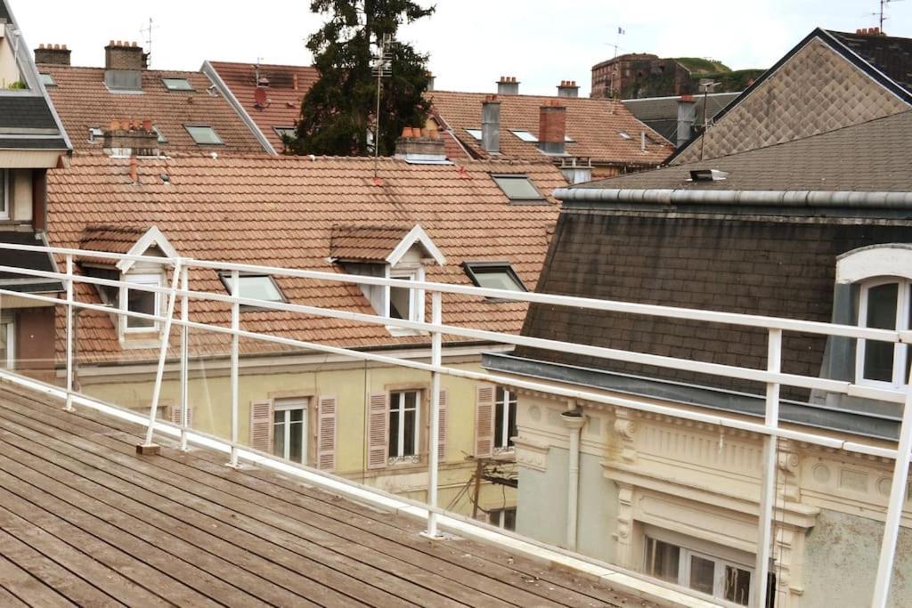 Appartement-Terrasse Parking Prive Meuble De Tourisme 4 Etoiles Belfort Exteriér fotografie