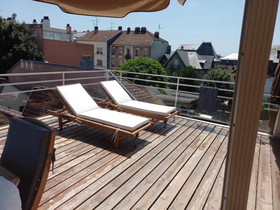 Appartement-Terrasse Parking Prive Meuble De Tourisme 4 Etoiles Belfort Exteriér fotografie